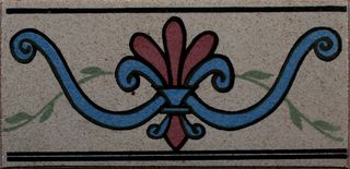 Gres de Aragon Natural подступенок 00162 Tabica Ver. Azul 25*12