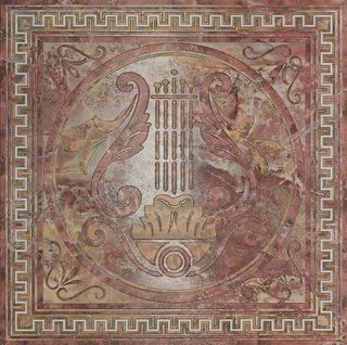 Edilcuoghi Onyx декор Lira Singolo Noce/Passion 48.4*48.4
