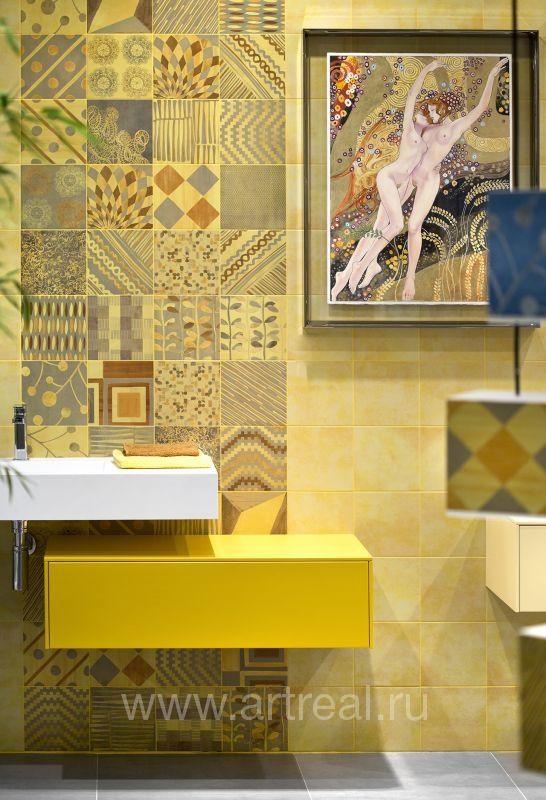 Керамическая плитка Del Conca Portland в ванной