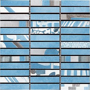Del Conca Portland мозаика Portland Mosaico Blu 20*20*1