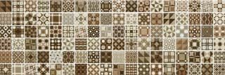 Newker Gala настенная плитка Mosaico Cube Brown 60*20