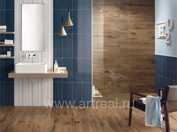 Керамогранит Timber в интерьере.