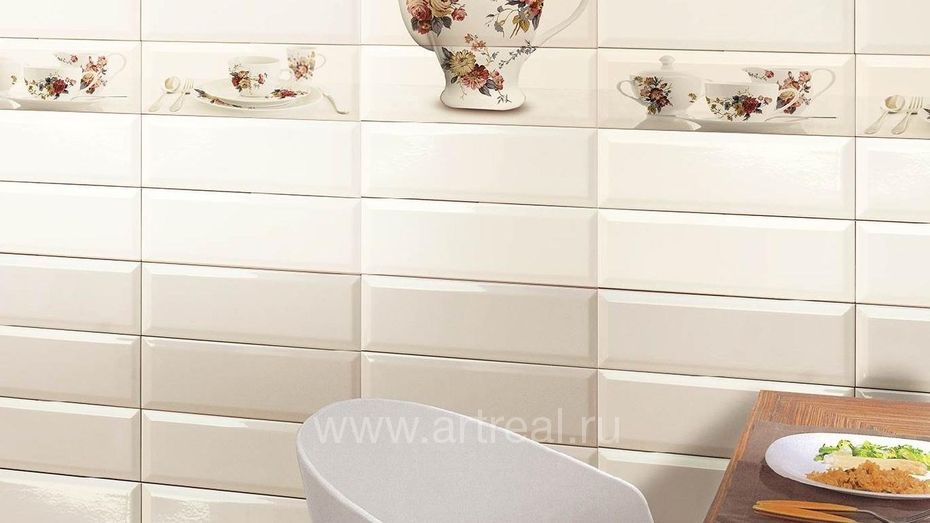 Керамическая плитка Absolut keramica Tea 03 в интерьере