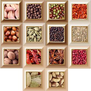 Absolut keramica Cube Kitchen декор Decor Mix 14 pz Cube Warm Kitchen 10*10