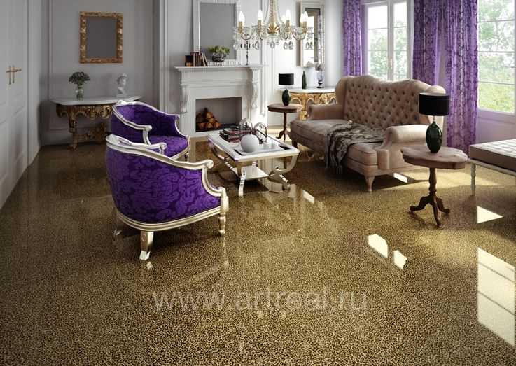 Керамогранит Collage в интерьере.