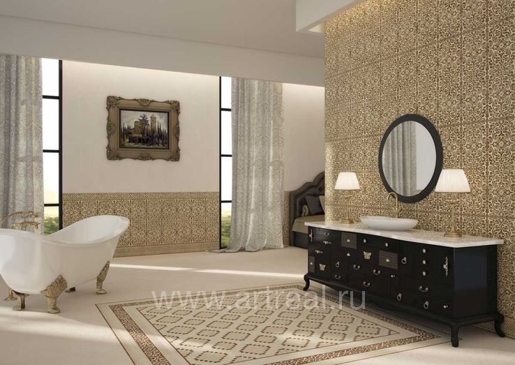 Керамическая плитка Peronda Treasure  в ванной