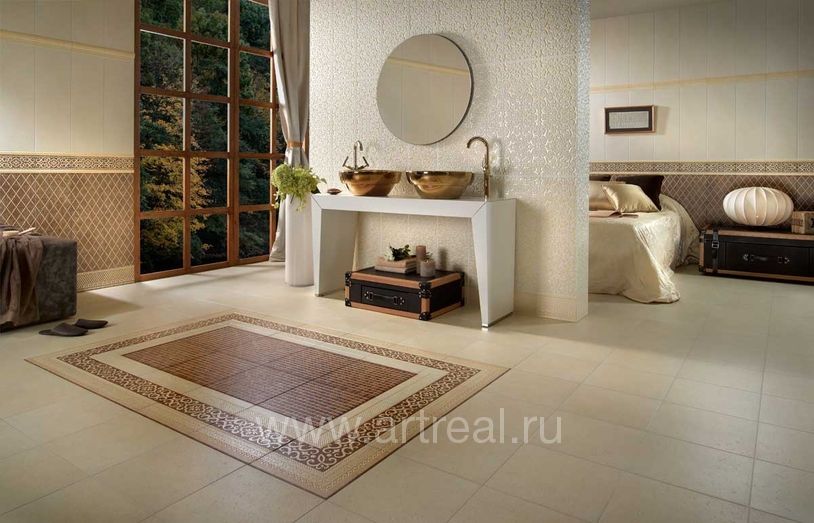 Керамическая плитка Peronda Treasure в интерьере ванной