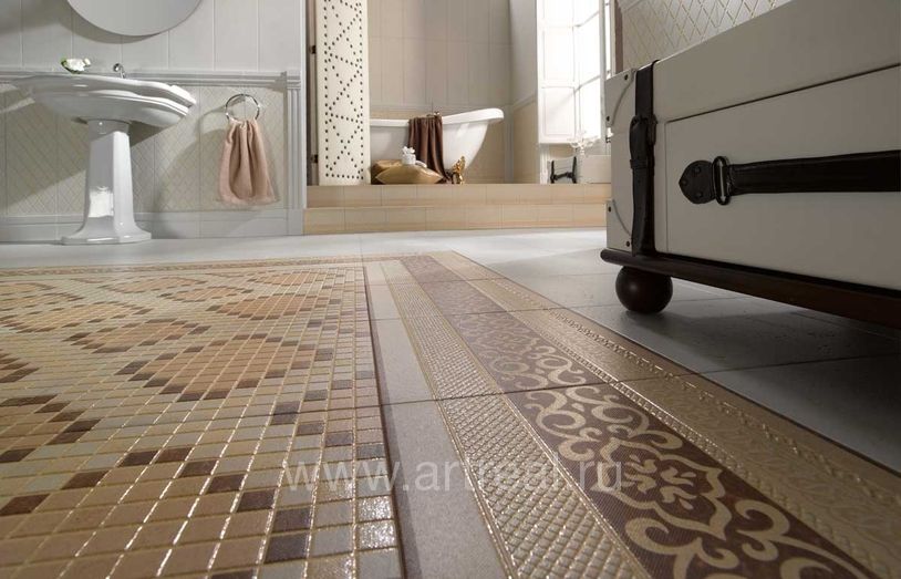 Напольная плитка и мозаика из коллекции Peronda Treasure