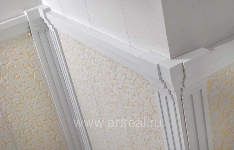 Отделка углов спецэлементами из коллекции Peronda Treasure