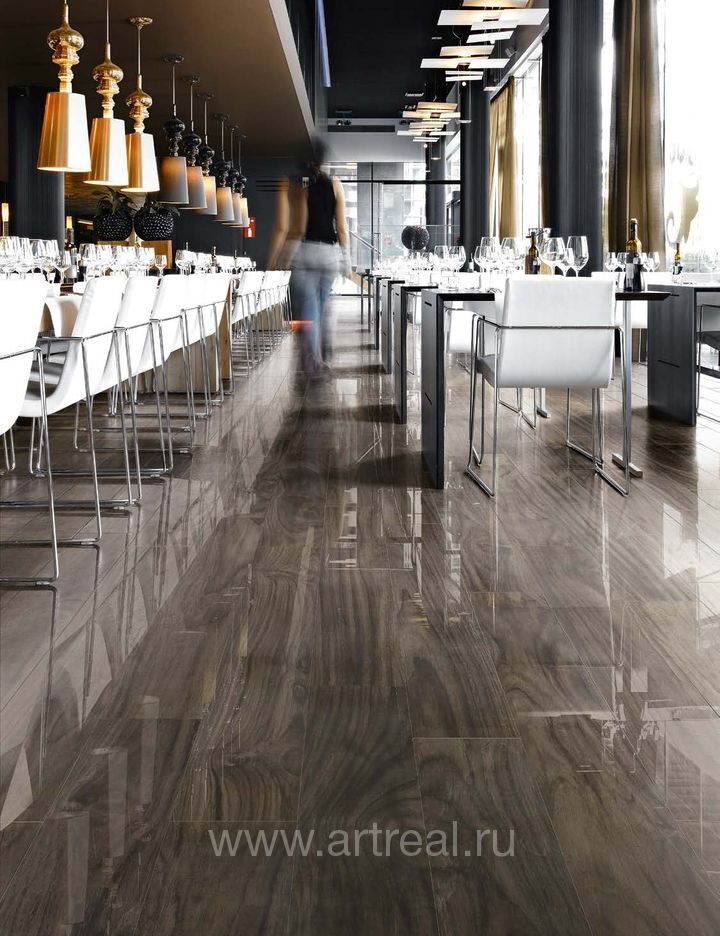 Полированный керамогранит Sant Agostino Jungle Lux в оттенке Dark