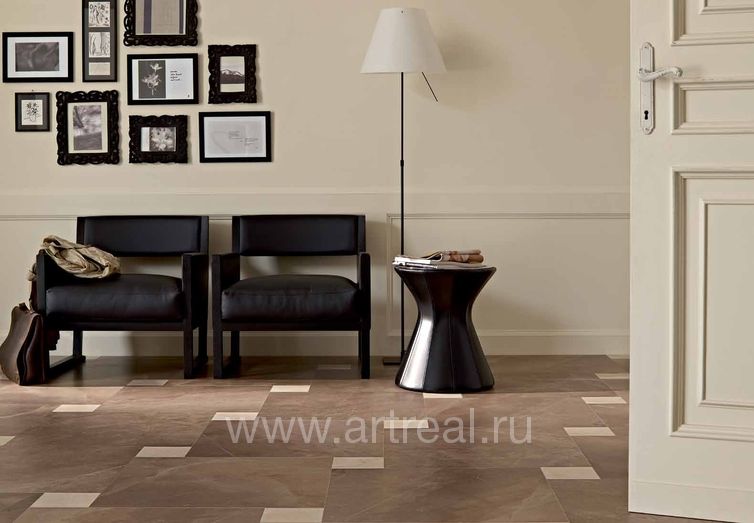Керамогранит Marazzi ceramica EvolutionMarble в гостиной Керамогранит Marazzi ceramica EvolutionMarble в гостиной