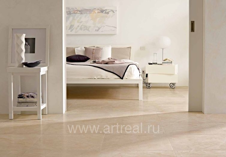 Керамогранит Marazzi ceramica EvolutionMarble в спальне Керамогранит Marazzi ceramica EvolutionMarble в спальне