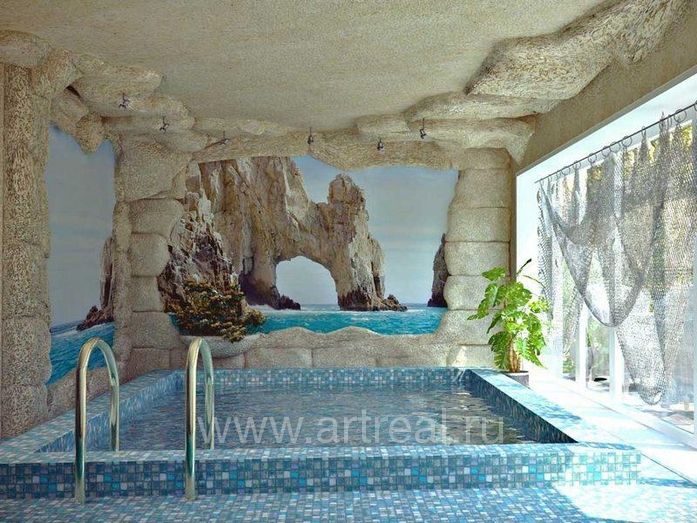 Мозаика Mixed-Color JC в интерьере.