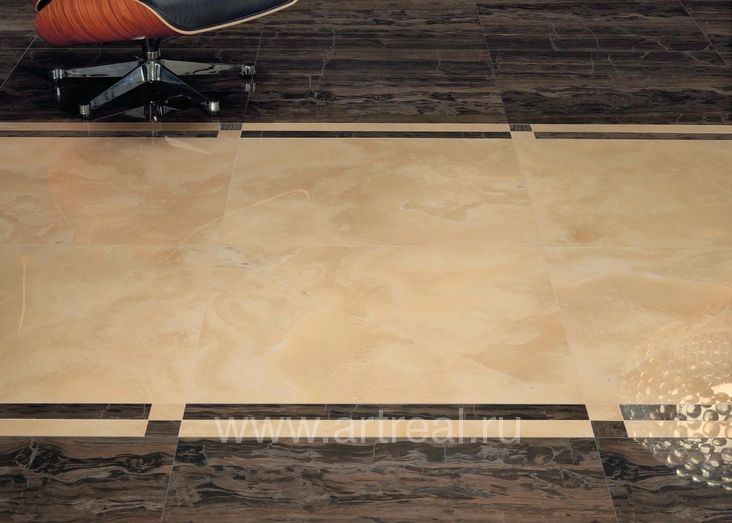 Керамогранит Gardenia Orchidea Charme  в оттенке Cappuccino  и Mix Light