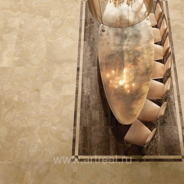 Керамогранит Gardenia Orchidea Charme  в оттенке Cappuccino и Onice Gold