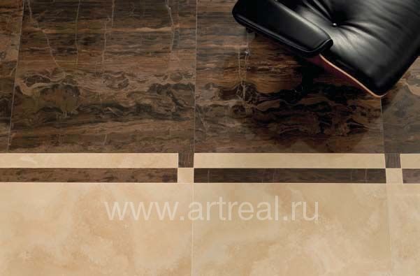 Керамогранит Gardenia Orchidea Charme двух контрастных оттенков