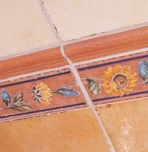 Керамическая плитка Naxos Terramare  с бордюром