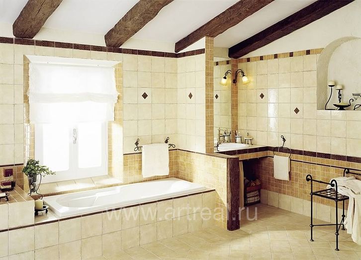 Керамическая плитка Naxos Terramare в интерьере