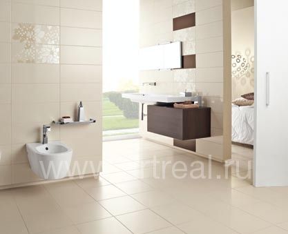 Керамическая плитка Marazzi Dots в интерьере ванной
