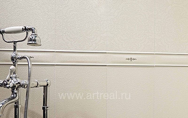 Белая керамическая плитка Piemme (Valentino) Prestige в ванной