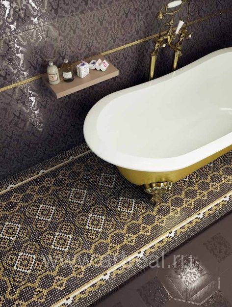 Керамическая плитка Florence оттенков Chestnut и Moka. Керамическая плитка Florence оттенков Chestnut и Moka.