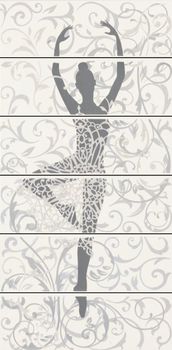 Панно Bianco Ballerina A 30*60