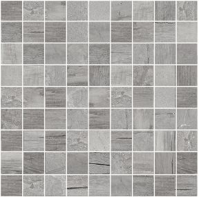 Brennero Infinity мозаика Mosaico Quadrato Silver Lappato 30*30