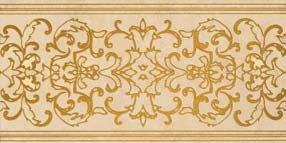 Gardenia Orchidea Canova бордюр Beige Fascia Decorata 50*25