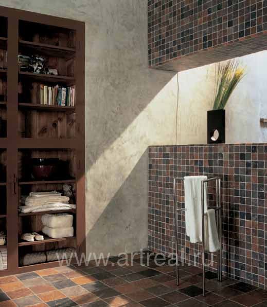 Интерьер коллекции керамогранита Flagstone завода Casa Dolce Casa