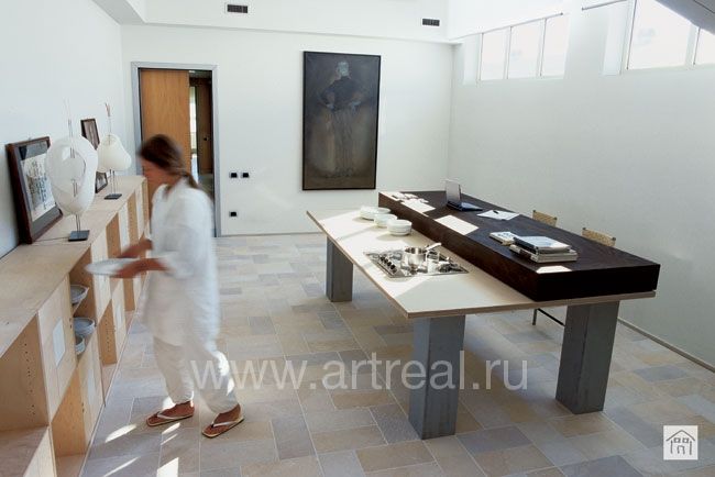 Интерьер коллекции керамогранита Flagstone завода Casa Dolce Casa