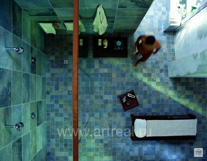 Интерьер коллекции керамогранита Flagstone завода Casa Dolce Casa