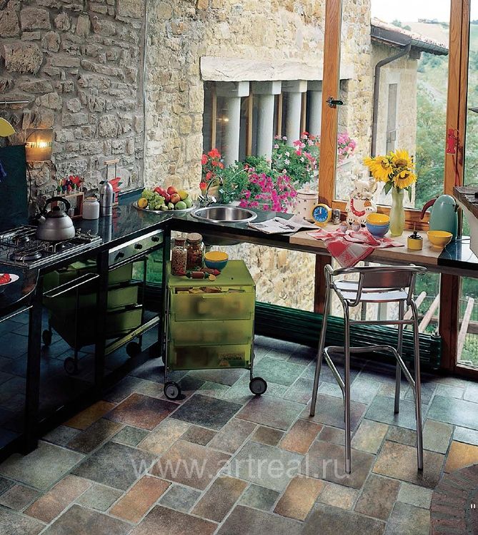 Керамогранит Casa Dolce Casa Le argille в интерьере