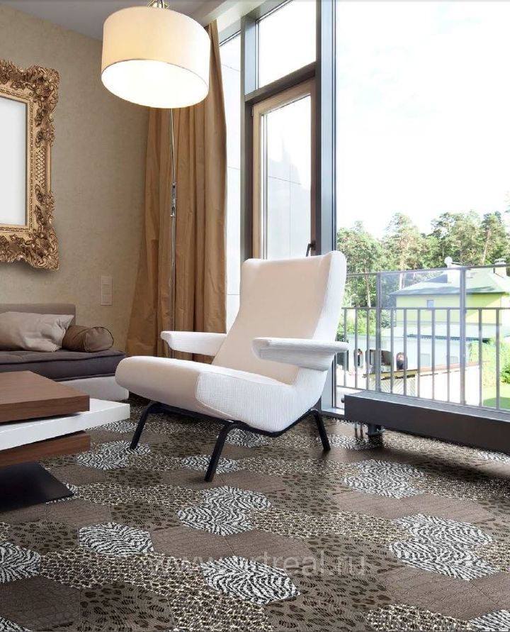 Декор из серии Cir & Serenissima Docklands в облицовке пола