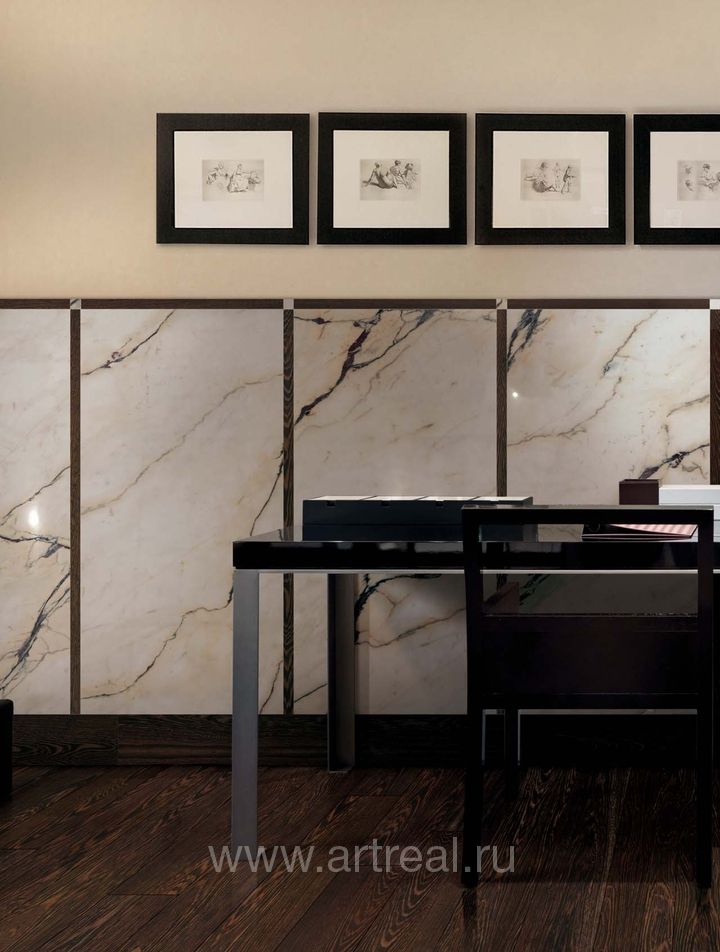 Керамогранит Rex I Bianchi в декоре стен