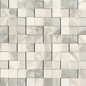 Rex I Bianchi мозаика Calacatta Mosaico 3D Mix 3X3 30*30