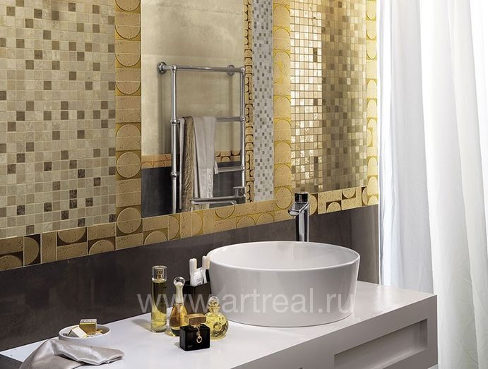 Керамическая плитка FAP Evoque в интерьере ванной