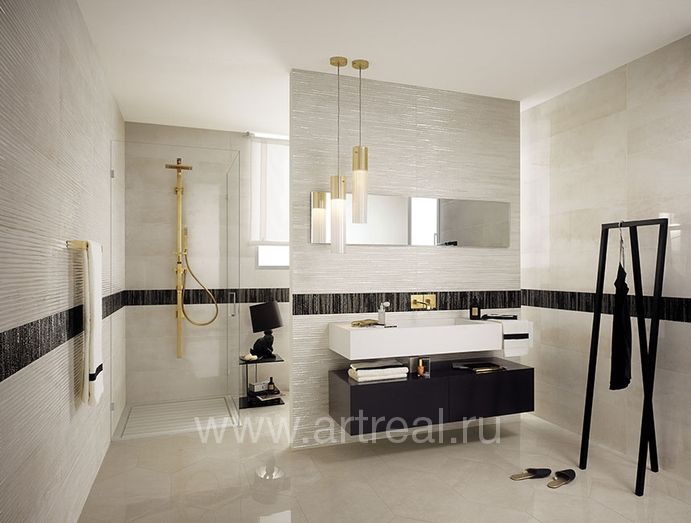 Керамическая плитка FAP Evoque в ванной