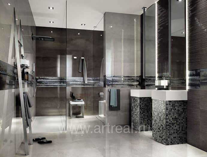 Ванная комната в отделке плитко FAP Evoque