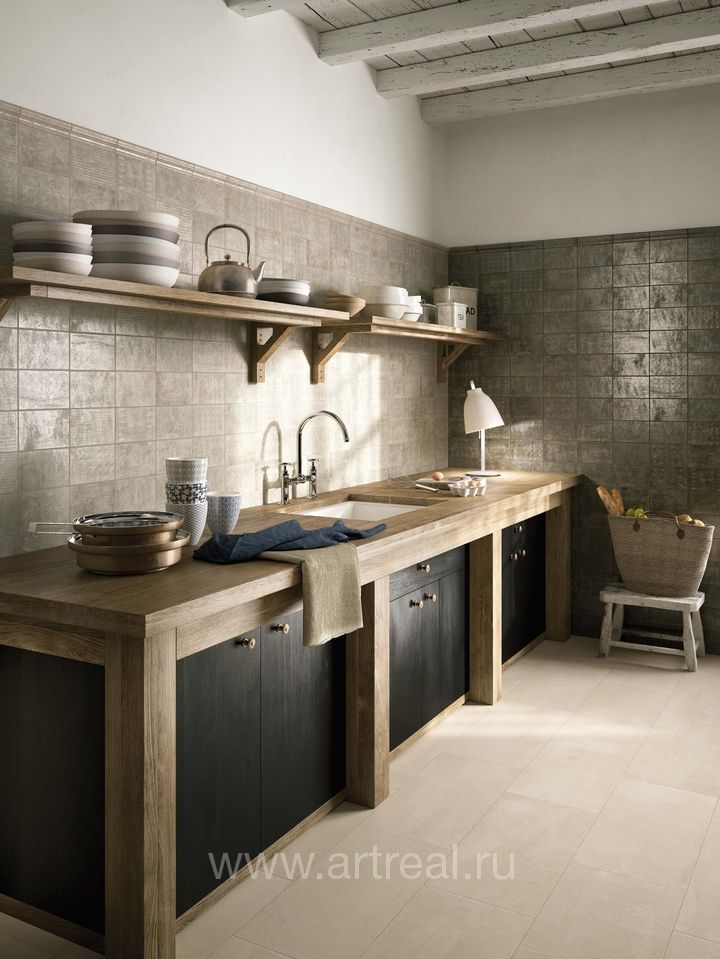 Керамическая плитка Imola Ceramica в интерьере кухни