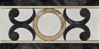 Imola Ceramica Onyx бордюр L Ros Onyx 2 2 49*25