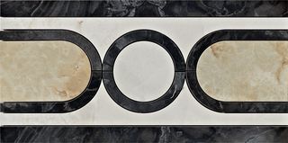 Imola Ceramica Onyx бордюр L Ros Onyx 1 2 49*25