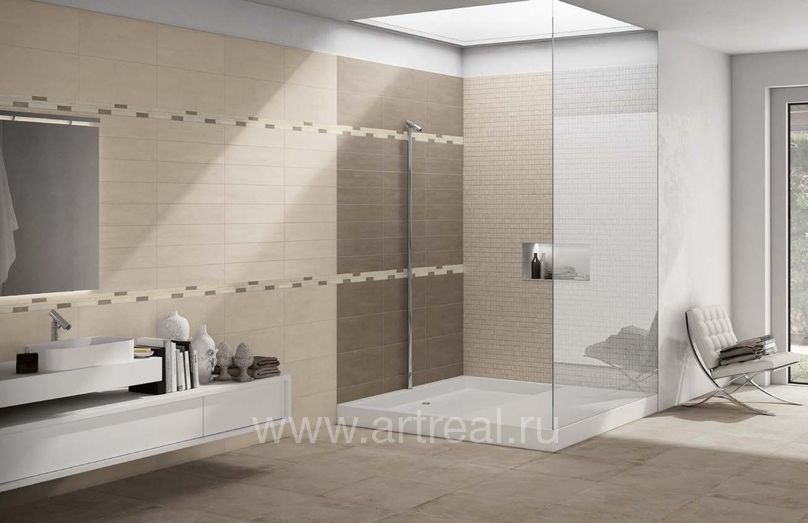 Керамическая плитка Naxos Start в ванной