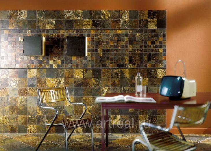 Интерьер коллекции керамогранита Gemstone фабрики Sant Agostino (Италия)