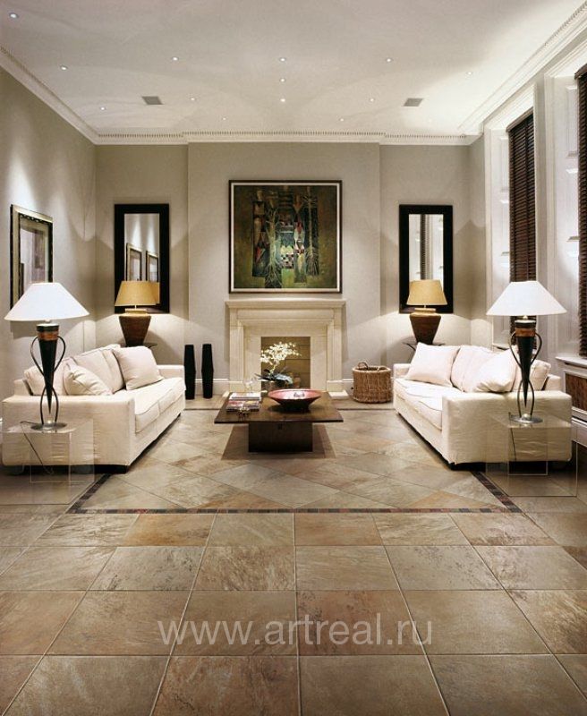 Интерьер коллекции керамогранита Kayah фабрики Sant Agostino (Италия)