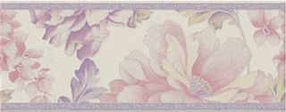 Azulejos alcor Valpolicella бордюр Cnf. Fiore Blanco R175 25*10