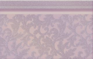 Azulejos alcor Valpolicella бордюр Zocalo Fiore Lavanda R210 25*15