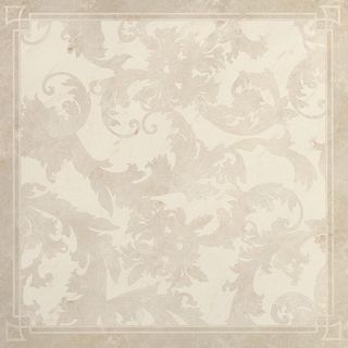 Gardenia (Versace) Marble декор Pavimento Decorato Cassettonato Foglia Bianco 240071 58.5*58.5