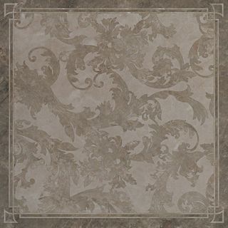 Gardenia (Versace) Marble декор Pavimento Decorato Cassettonato Foglia Grigio 240076 58.5*58.5