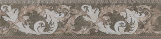Gardenia (Versace) Marble бордюр Fascia Barocca Grigio 240236 58.5*14.4