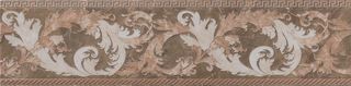 Gardenia (Versace) Marble бордюр Fascia Barocca Marrone 240237 58.5*14.4